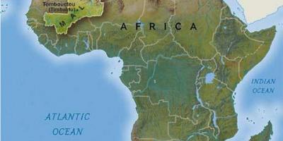 Mali u Zapadnoj Africi karti